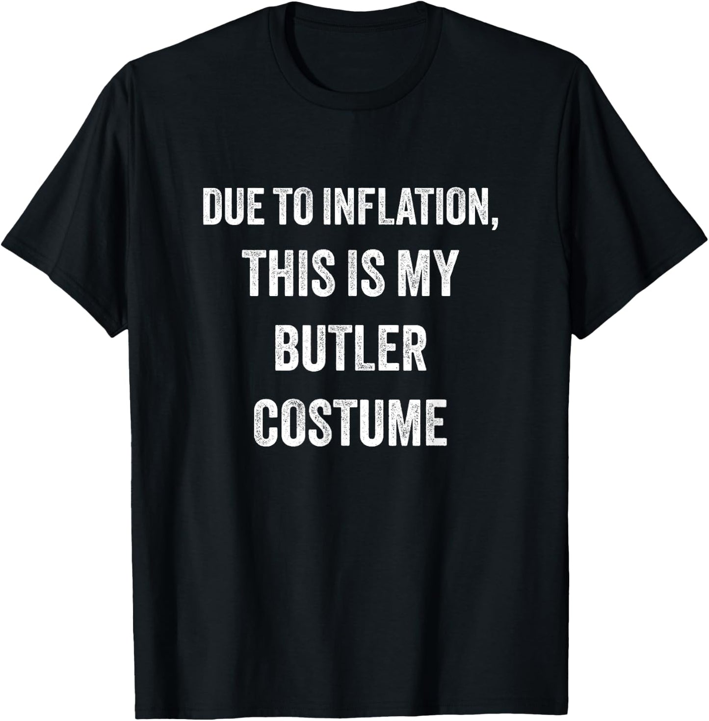 Butler Halloween Costume T-Shirt - T-Shirt | Black