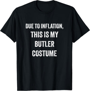 Butler Halloween Costume T-Shirt - T-Shirt | Black