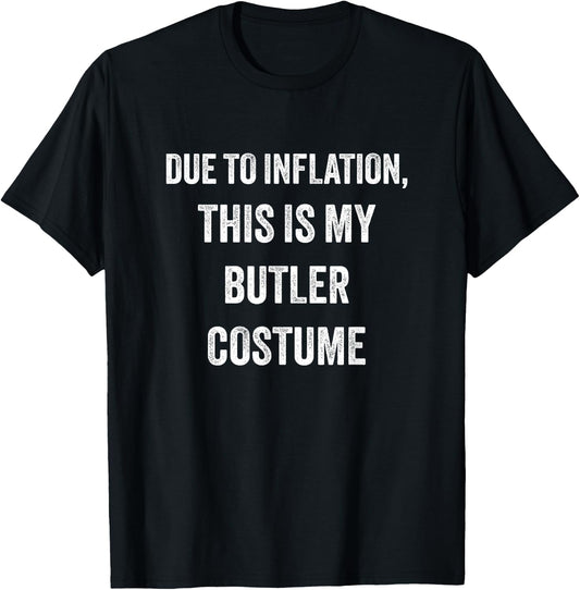 Butler Halloween Costume T-Shirt - T-Shirt | Black