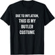 Butler Halloween Costume T-Shirt - T-Shirt | Black