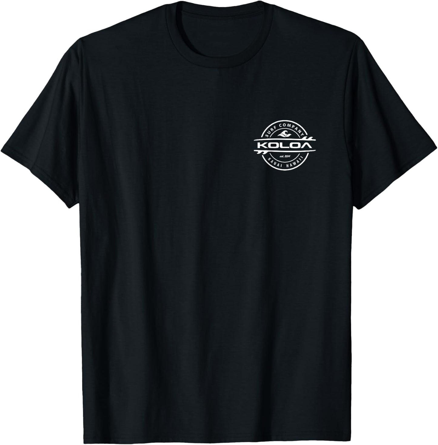 Koloa Surf Thruster White Wave Logo Graphic T-Shirt - T-Shirt | Black