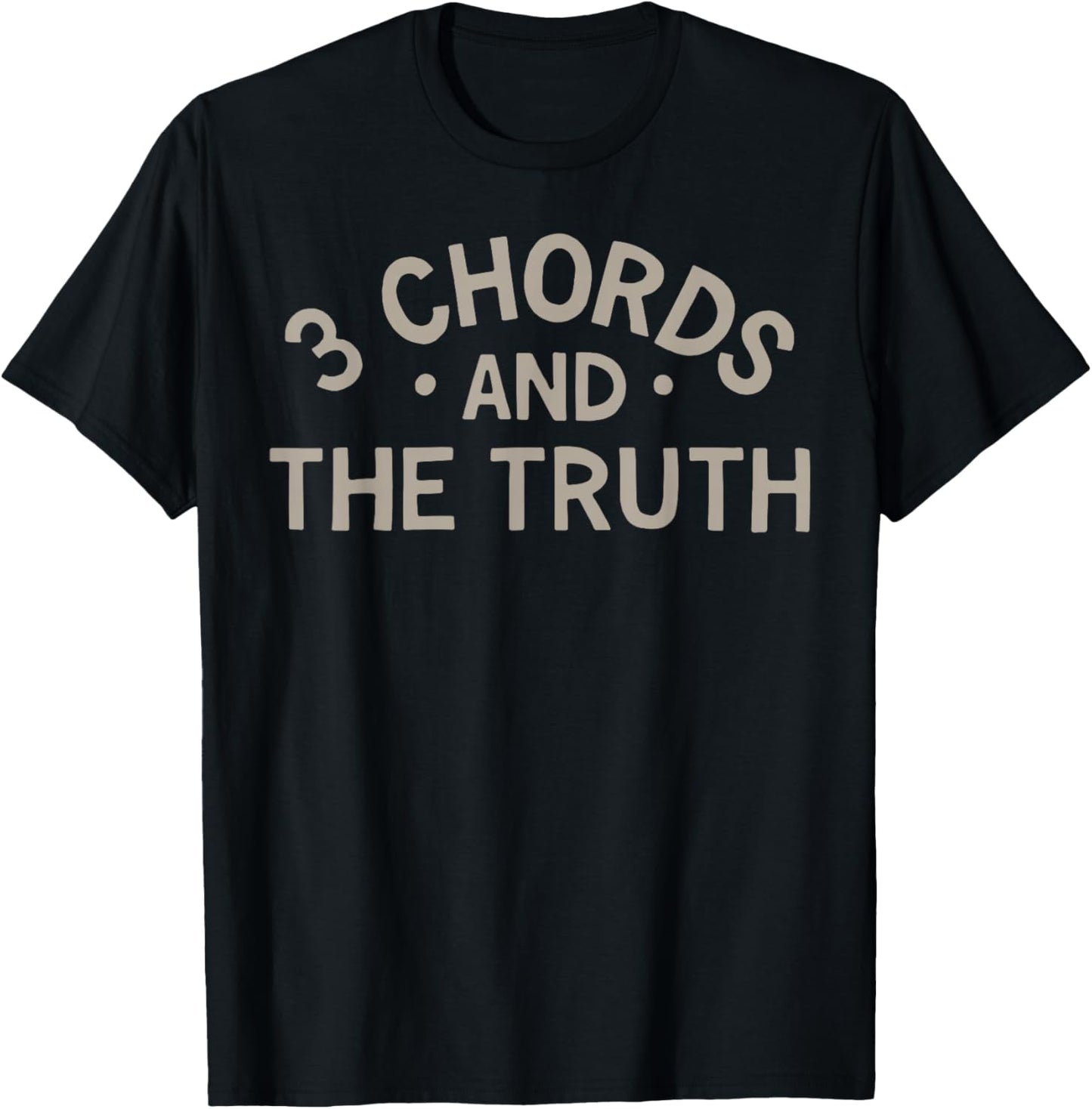 3 Chords And The Truth T-Shirt - T-Shirt | Black