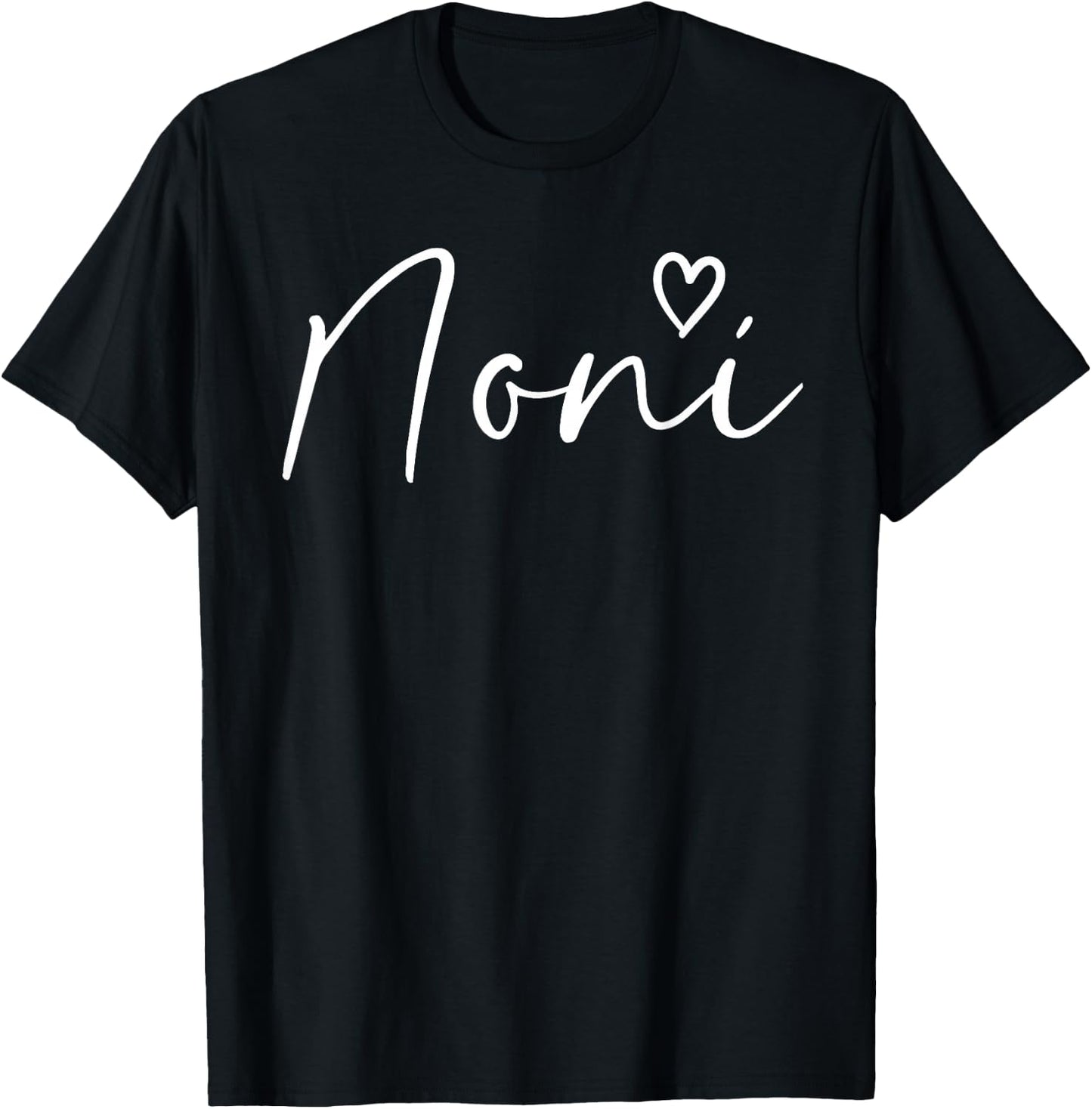 Noni Gifts Grandma Heart Mother's Day Noni T-Shirt - T-Shirt | Black