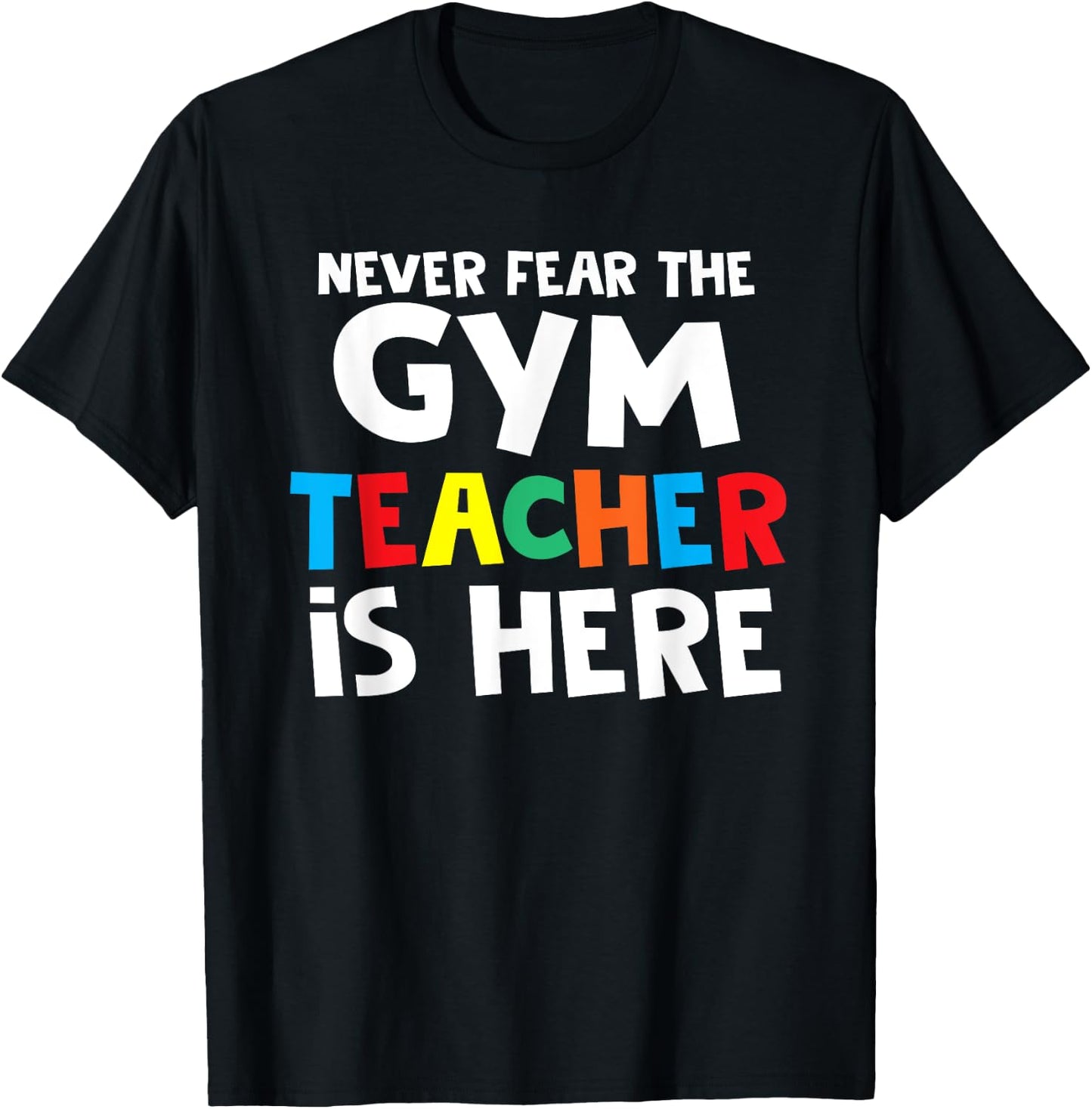 Gym Teacher Back To School Teacher Shirts Women Girls Kids T-Shirt - T-Shirt | Black