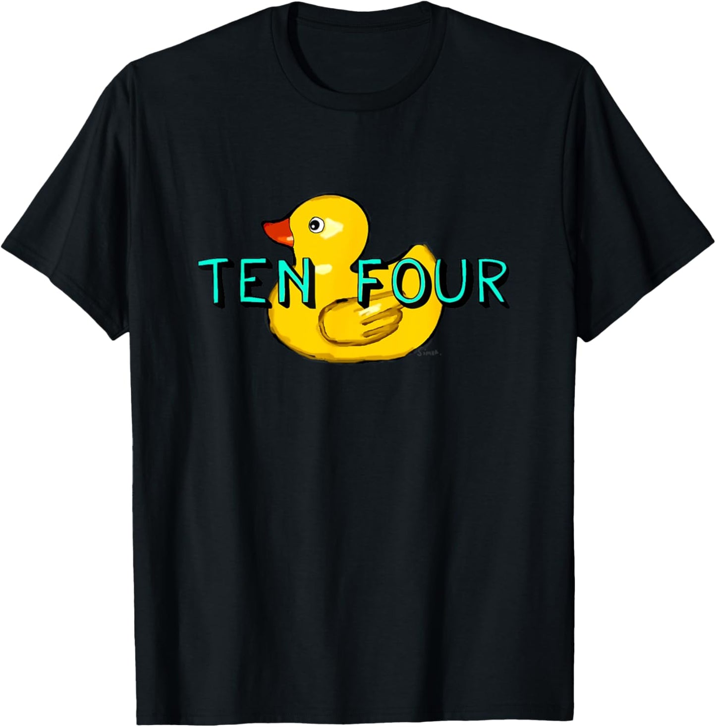 Big Ten Four Rubber Duck Convoy Trucker T-Shirt - T-Shirt | Black