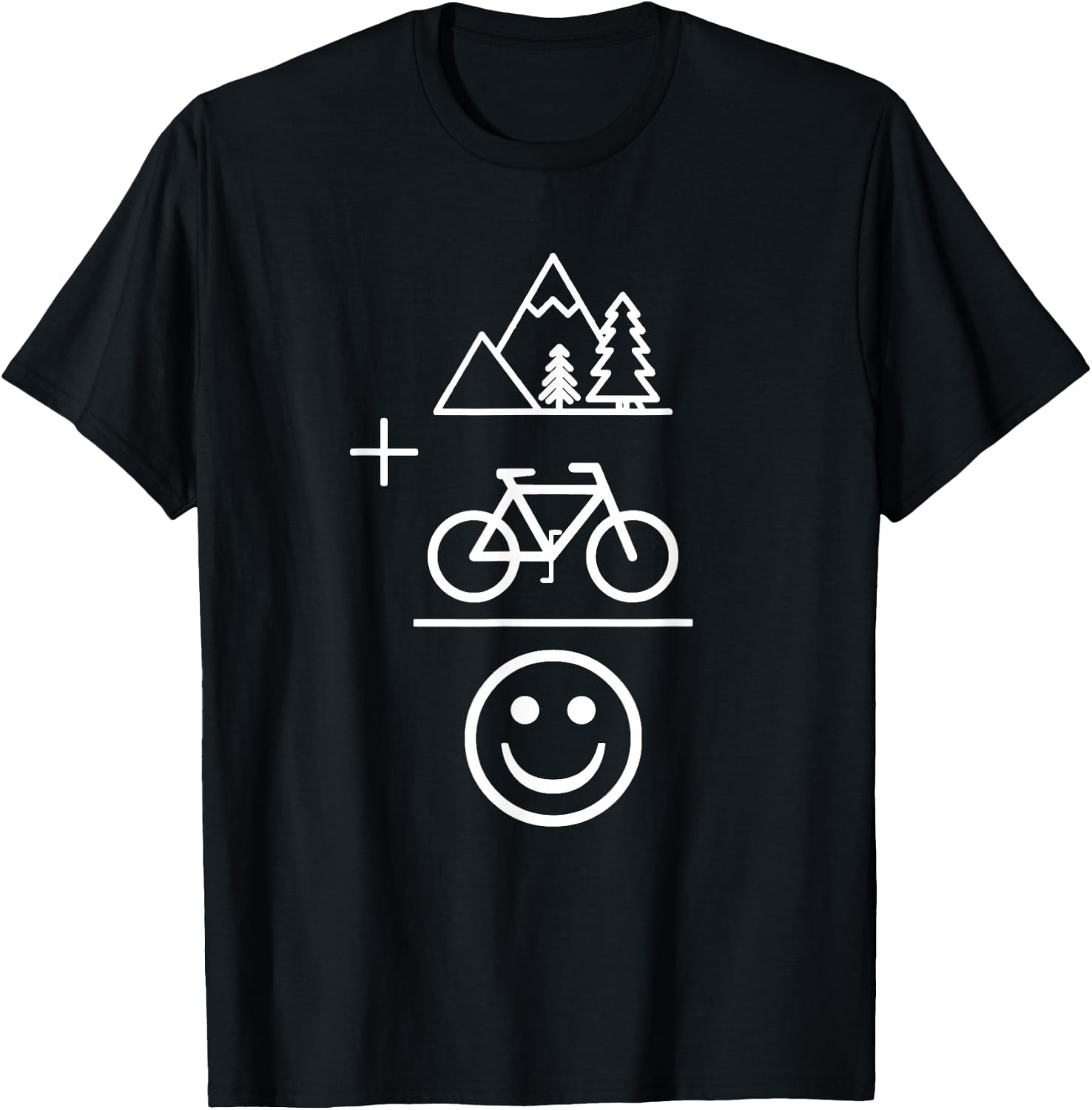 Mountain Bike Shirt MTB Biking Apparel Gift T-Shirt - T-Shirt | Black