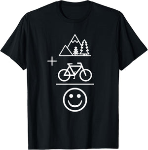 Mountain Bike Shirt MTB Biking Apparel Gift T-Shirt - T-Shirt | Black