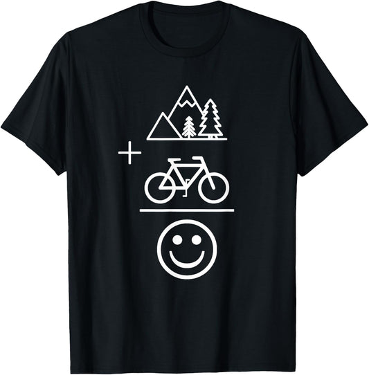 Mountain Bike Shirt MTB Biking Apparel Gift T-Shirt - T-Shirt | Black
