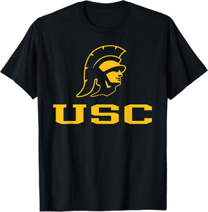 USC Trojans Sportsmanship Team Color Officially Licensed T-Shirt - T-Shirt | Black