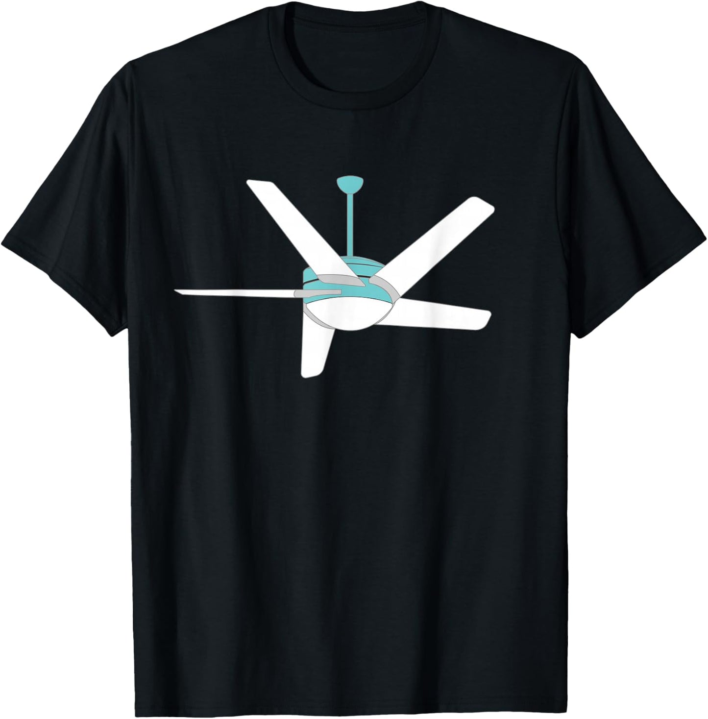 Ceiling Fan T-Shirt - T-Shirt | Black