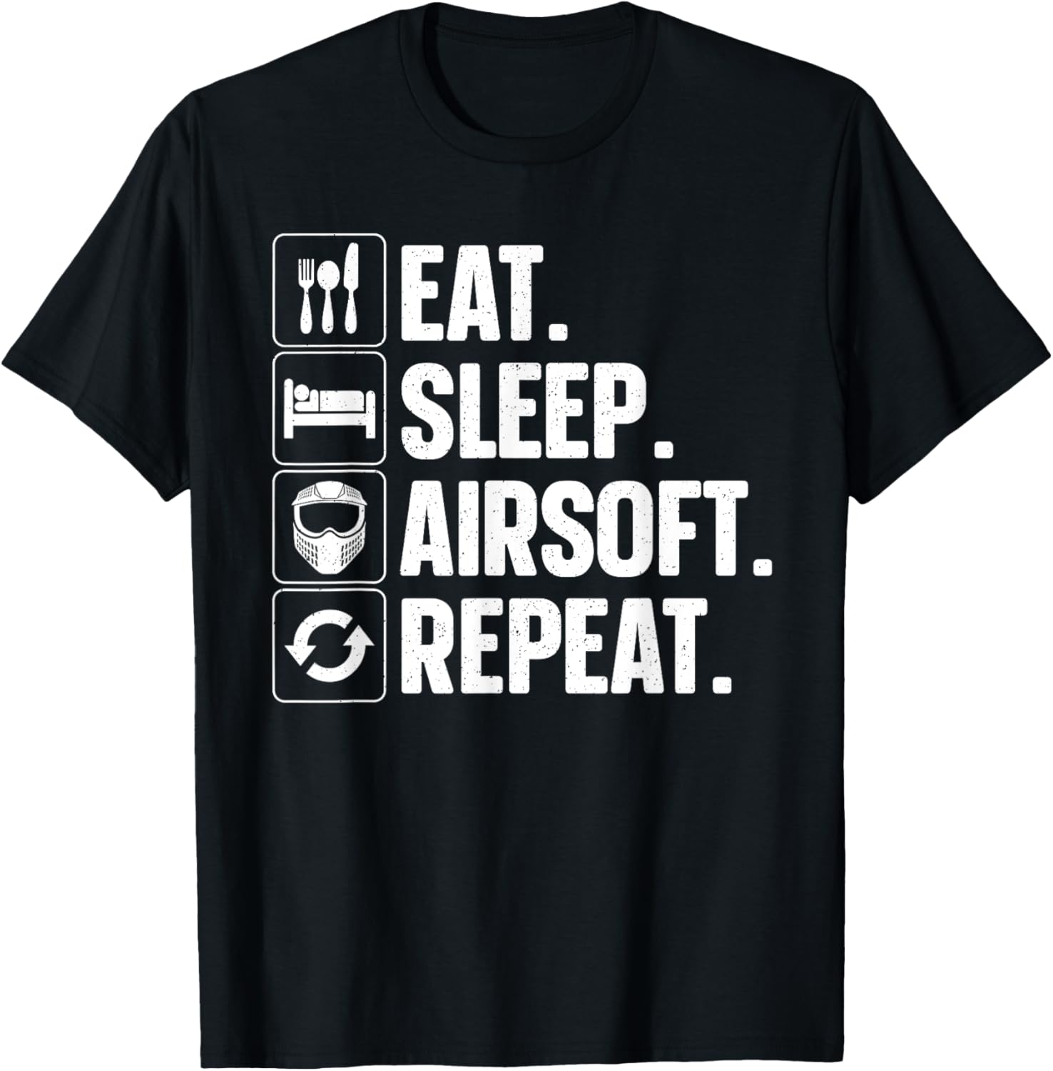 Best Airsoft Gift Airsoft Accessories & Stuff Airsoft Themed Black Small Modern Short Sleeve Lightweight, Classic fit, Durable for Airsoft Activities T-Shirt - T-Shirt | Black