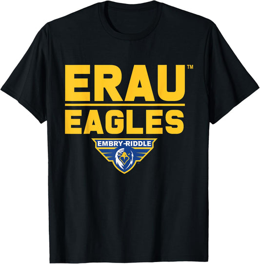 Embry Riddle Eagles | Official NCAA Merch | NCAFEMB05 T-Shirt - T-Shirt | Black