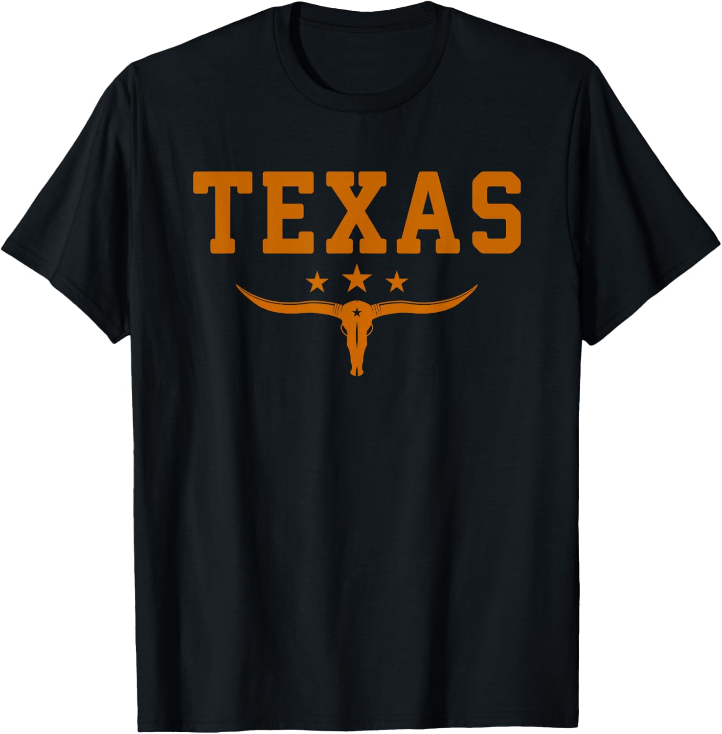 Distressed Texas Apparel T-Shirt - T-Shirt | Black