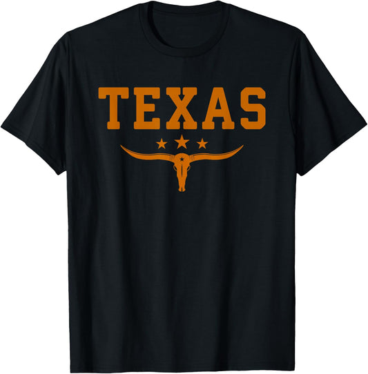 Distressed Texas Apparel T-Shirt - T-Shirt | Black