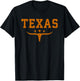 Distressed Texas Apparel T-Shirt - T-Shirt | Black