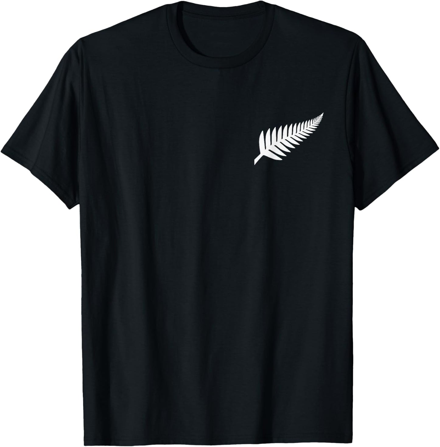 New Zealand Fern Icon NZ Black Proud Kiwi Gift T-Shirt - T-Shirt | Black