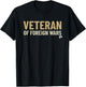 VETERAN OF FOREIGN WARS VETERAN'S Day T-Shirt - T-Shirt | Black
