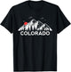 Colorado Forest Rocky Mountains T-Shirt - T-Shirt | Black
