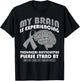 My Brain is Experiencing Technical Difficulties Brain Cancer T-Shirt - T-Shirt | Black