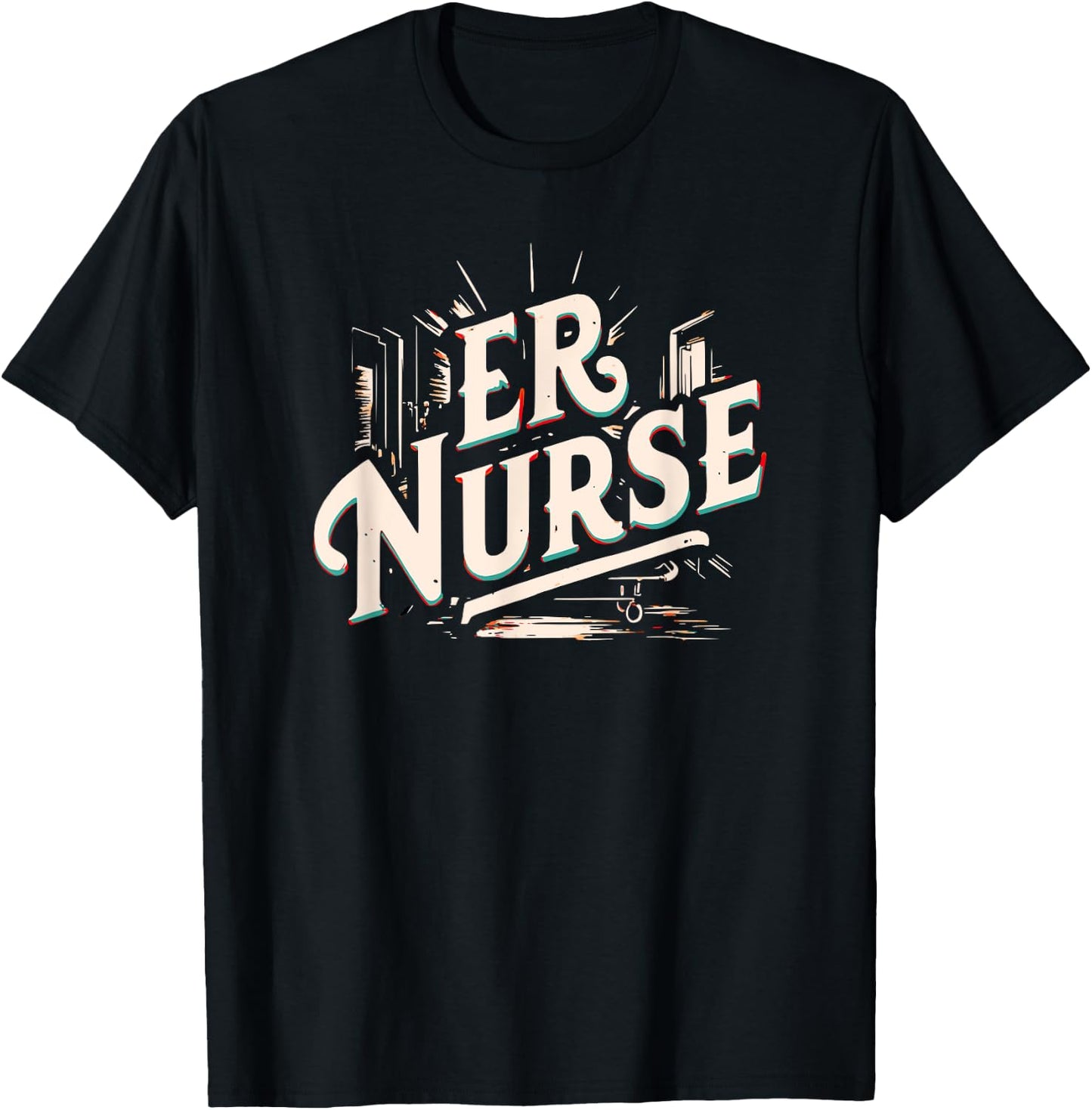 Emergency Department RN Registered Nurse T-Shirt - T-Shirt | Black