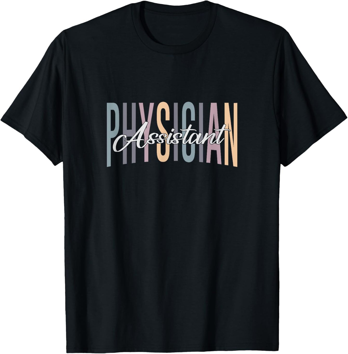 Vintage Physician Assistant PA Student PA Doctor Graduation T-Shirt - T-Shirt | Black