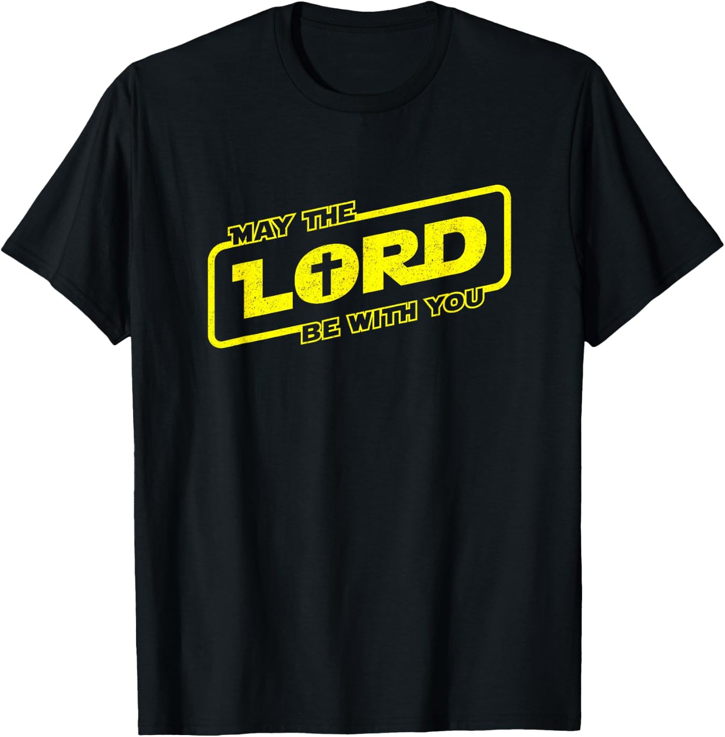 Funny Christian Shirt - Lord Be With You Christian Faith T-Shirt - T-Shirt | Black