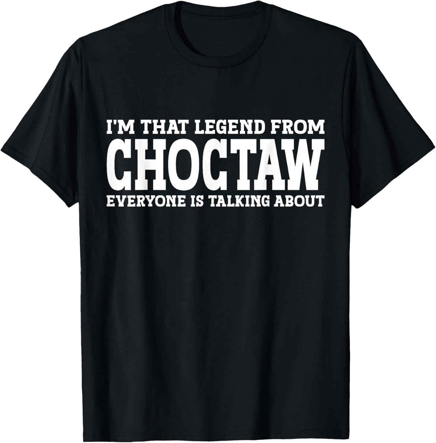 Choctaw Hometown OK Oklahoma Home Roots Funny City Choctaw T-Shirt - T-Shirt | Black