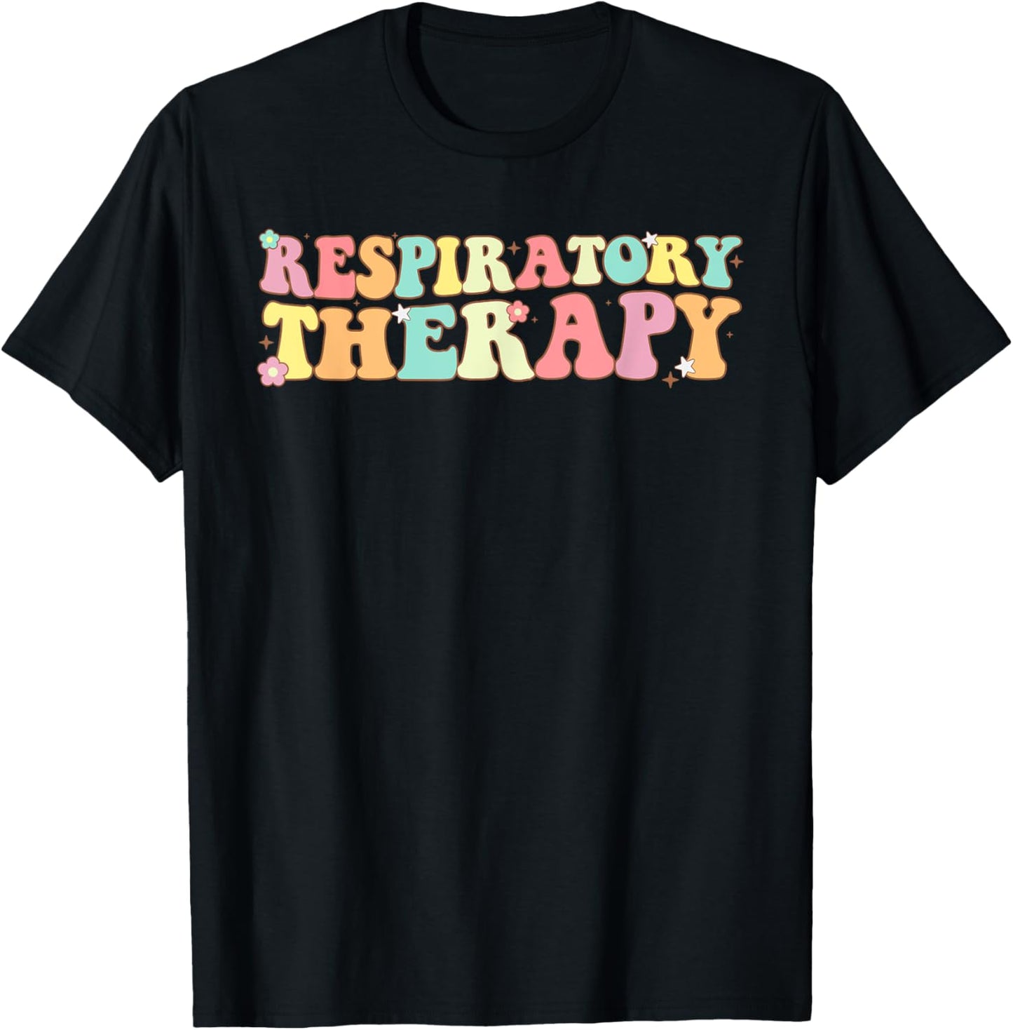 RT Respiratory Therapy therapist Groovy RT Care Student T-Shirt - T-Shirt | Black