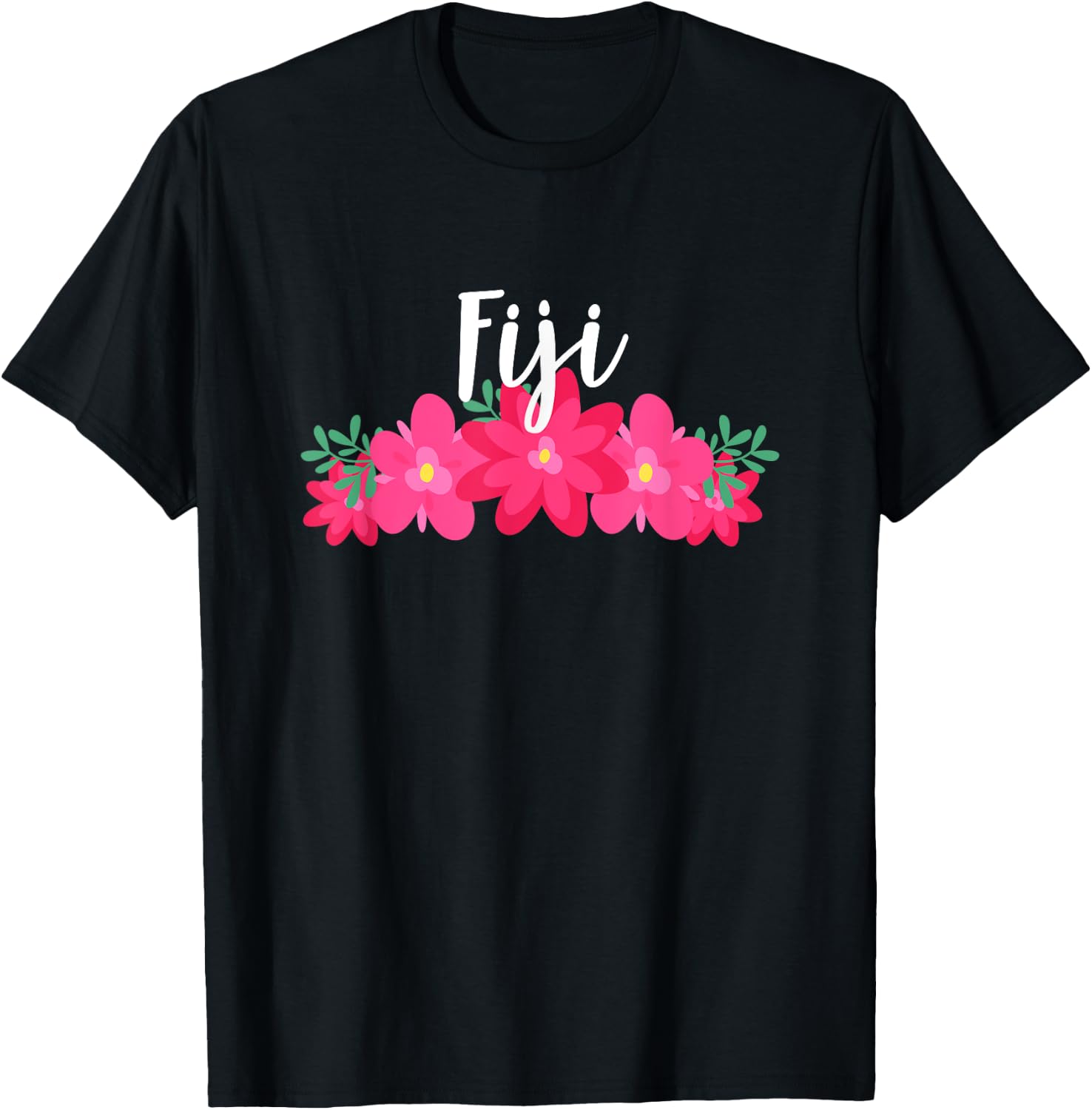 Fiji Tropical Vacation T-Shirt - T-Shirt | Black