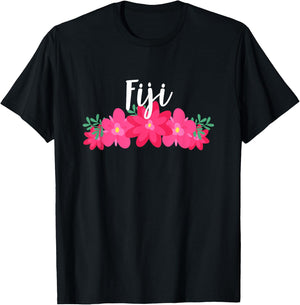 Fiji Tropical Vacation T-Shirt - T-Shirt | Black