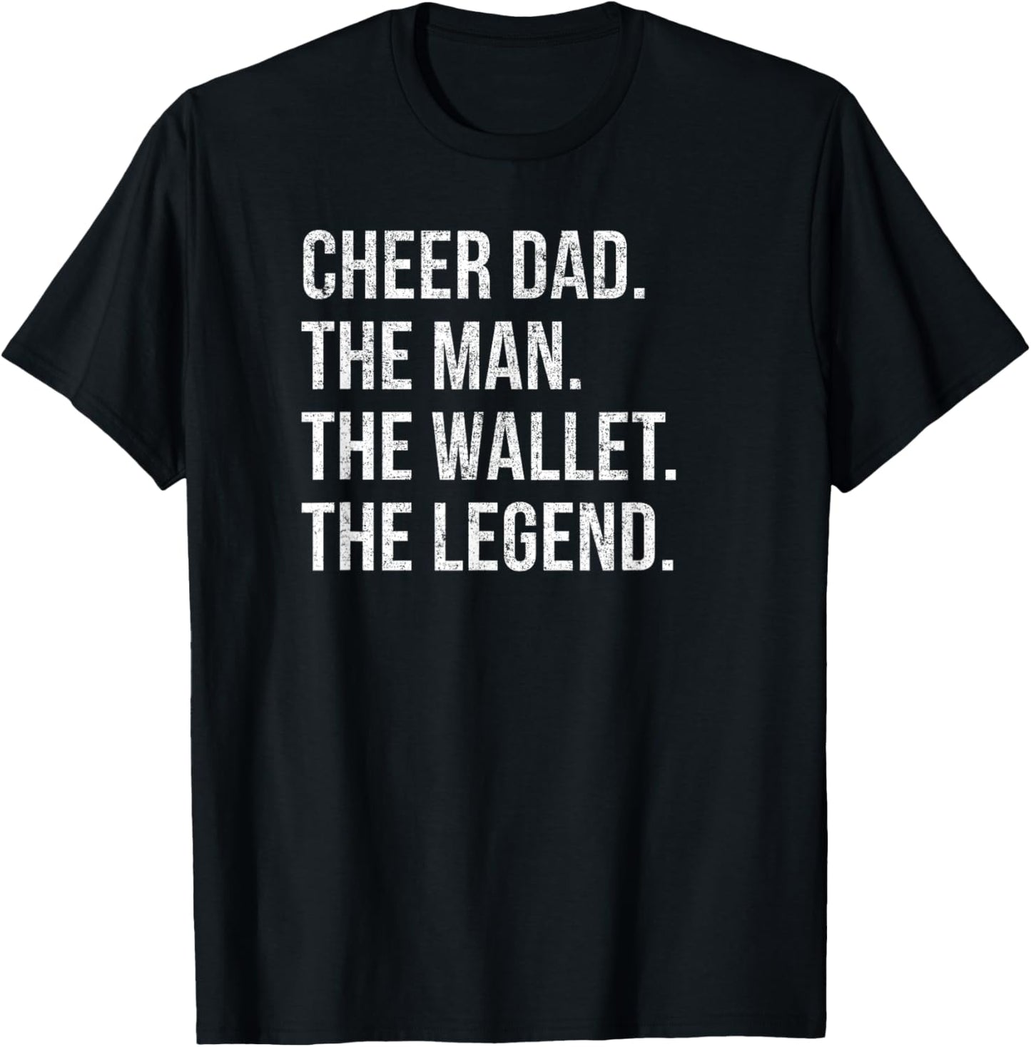 Cheer Dad Cheerleading T-Shirt - T-Shirt | Black