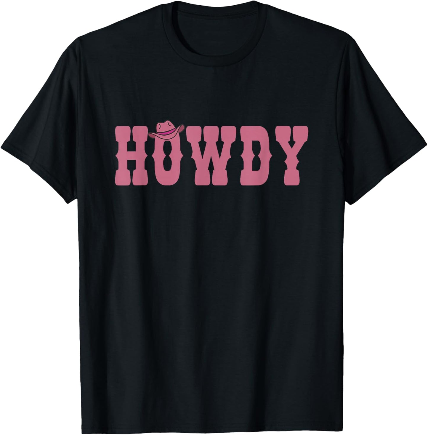 Howdy Rodeo Western Country Southern T-Shirt - T-Shirt | Black