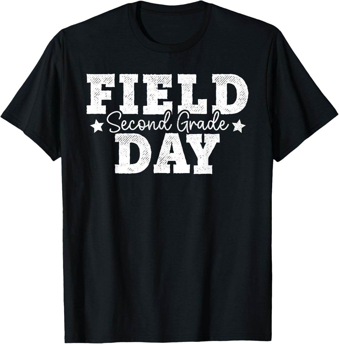 2nd Grade Field Day 2024 Second Grade School Teacher Student T-Shirt - T-Shirt | Black