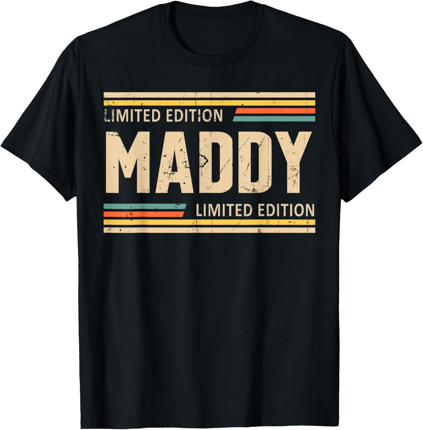 MADDY Limited Edition Shirt MADDY Name Personalized T-Shirt - T-Shirt | Black