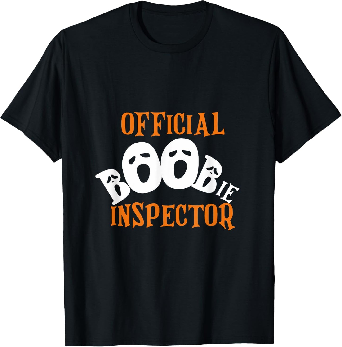 Official Boobie Inspector Halloween T-Shirt - T-Shirt | Black