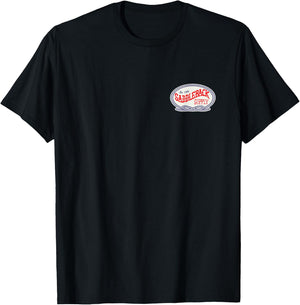 Saddleback Retro Cowboy Roping Logo Lightweight Graphic T-Shirt - T-Shirt | Black