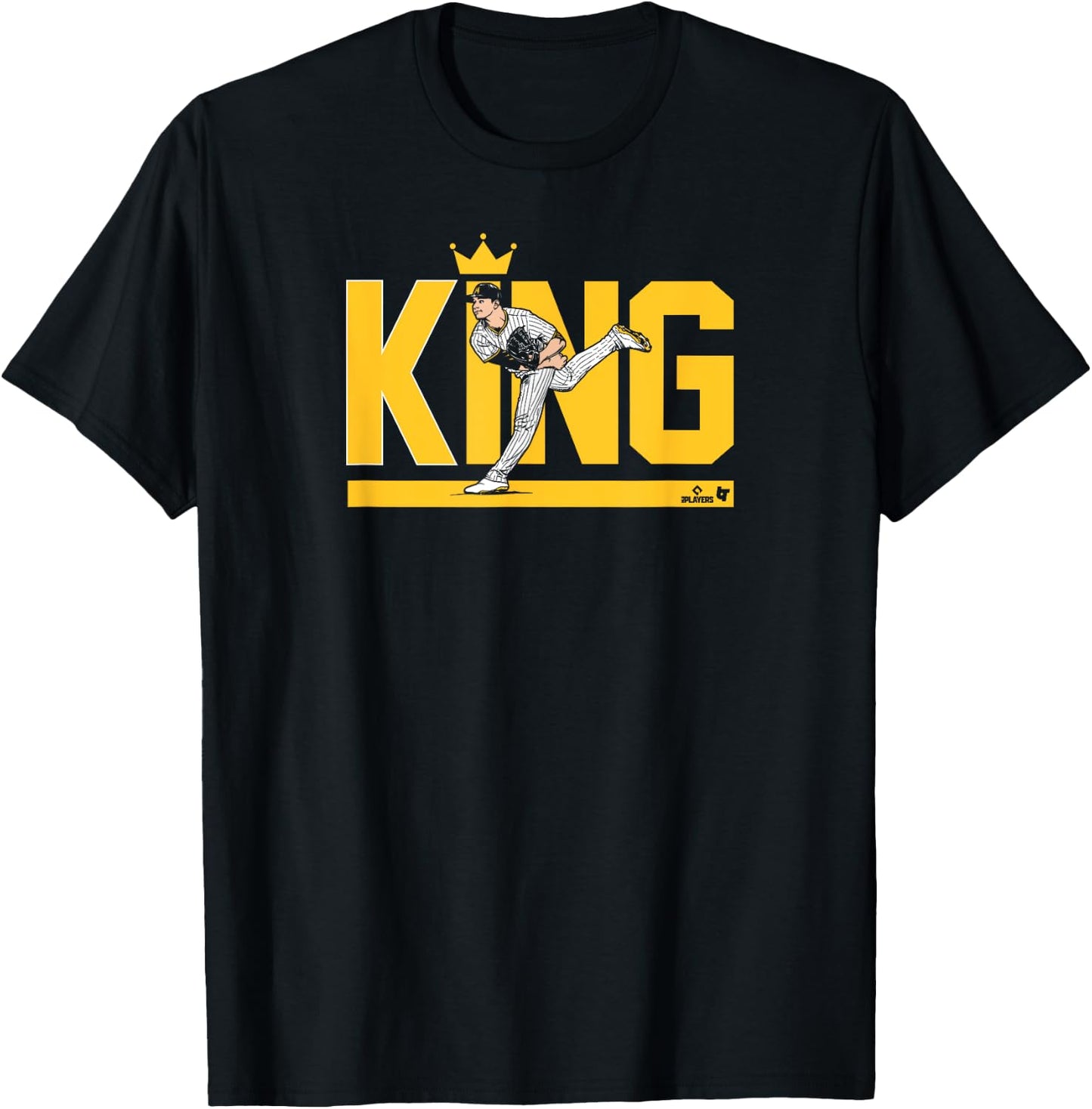 Michael King - Ace Pose - San Diego Baseball T-Shirt - T-Shirt | Black