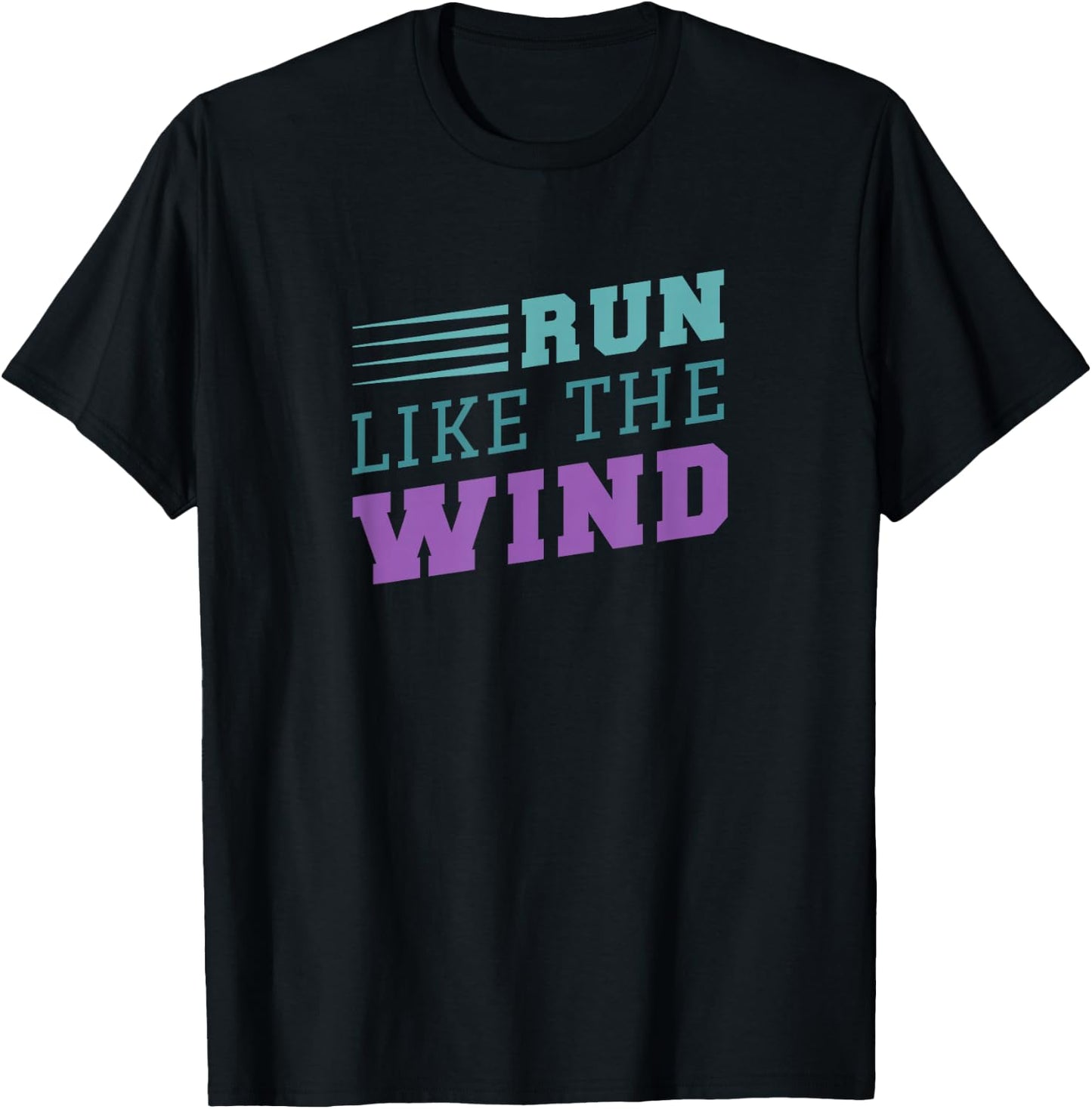 Run Like the Wind T-Shirt - T-Shirt | Black