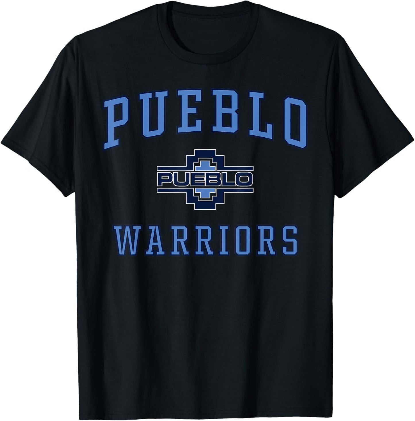 Pueblo High School Warriors C1 T-Shirt - T-Shirt | Black