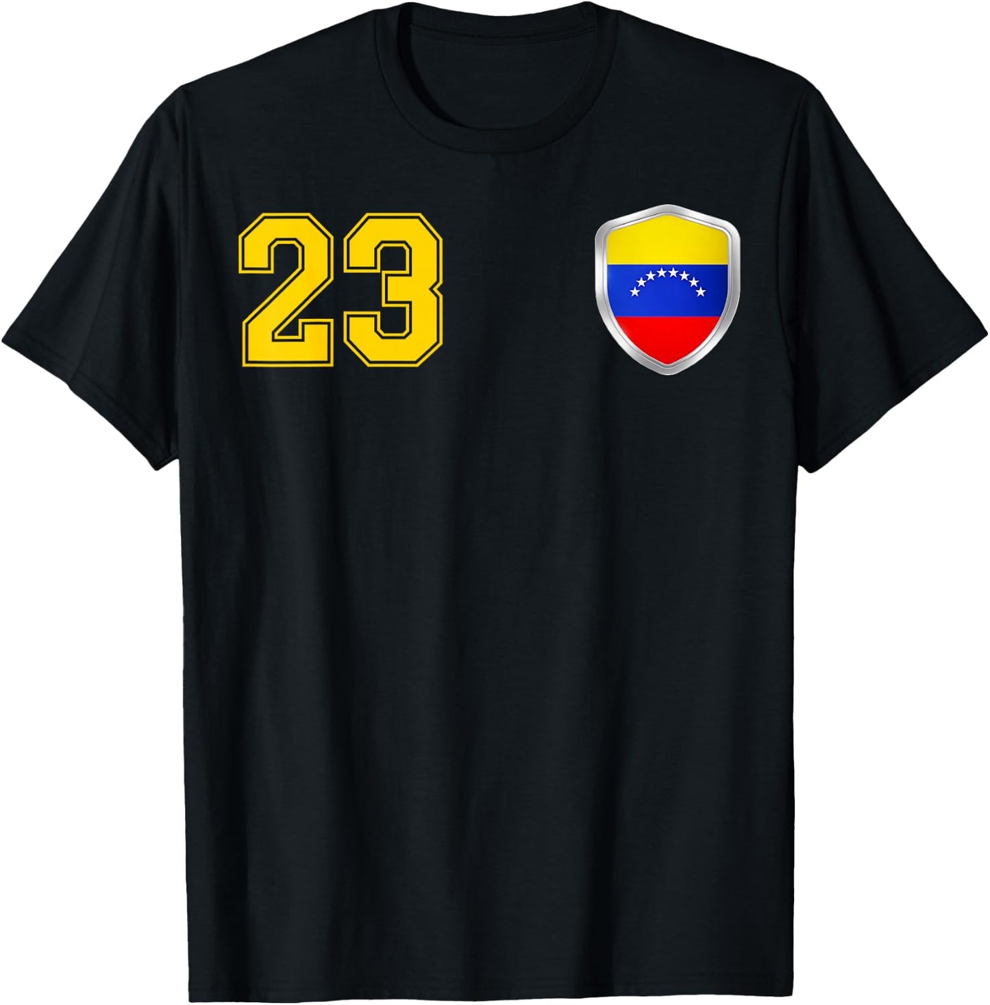 Venezuela - La Vinotinto Team Soccer Design for Venezuelans T-Shirt - T-Shirt | Black