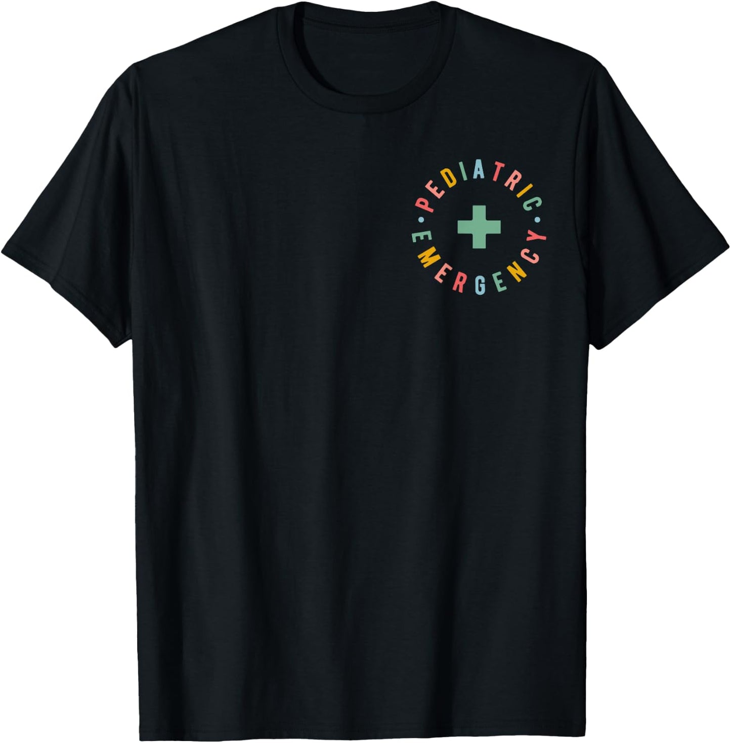Pediatric Emergency Nurse Appreciation, Cute Peds ER Nurse T-Shirt - T-Shirt | Black