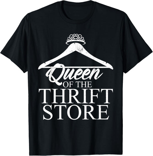 Best Thrift Store Art Girls Thrift Shop Thrifting T-Shirt - T-Shirt | Black