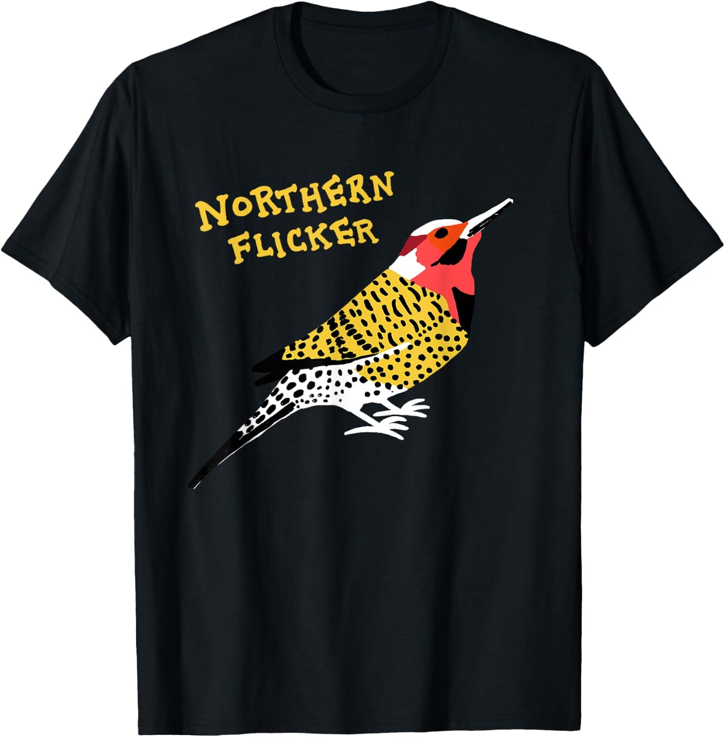 Northern Flicker T-Shirt - T-Shirt | Black