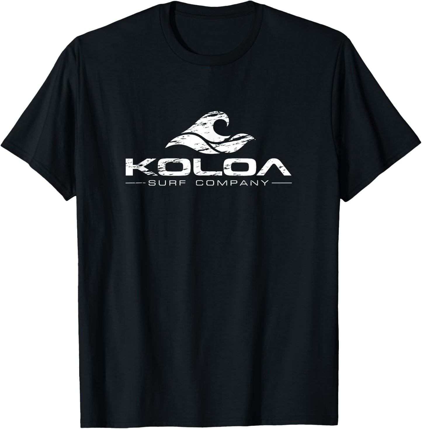 Koloa Surf Vintage Wave Logo Lightweight, Graphic T-Shirt - T-Shirt | Black