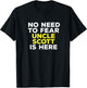 SCOTT Funny Uncle Gift Family Graphic Name T-Shirt - T-Shirt | Black