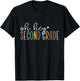 Oh Hey Second Grade, Cute 2nd Grade Team Students Teachers T-Shirt - T-Shirt | Black