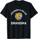 Johnson and Wales University JWU Wildcats Arched Grandma T-Shirt - T-Shirt | Black