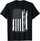 Civil Air Patrol Dad United States Distressed w US Flag T-Shirt - T-Shirt | Black