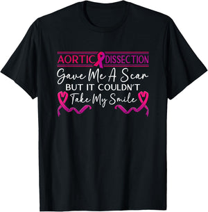 Aortic Dissection Survivor T-Shirt - T-Shirt | Black
