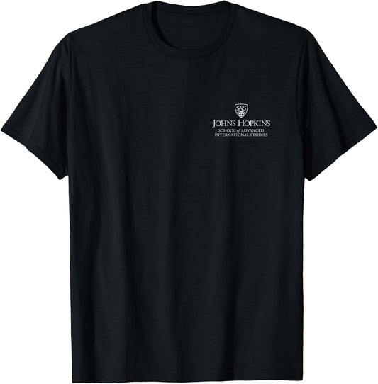 Campus Lab Johns Hopkins SAIS Small - Grey, Short Sleeve, Classic Fit T-Shirt - T-Shirt | Black